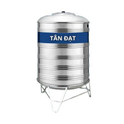 Bồn nước Inox 700L Tân Đạt đứng 1 Bon inox tAN dAT web
